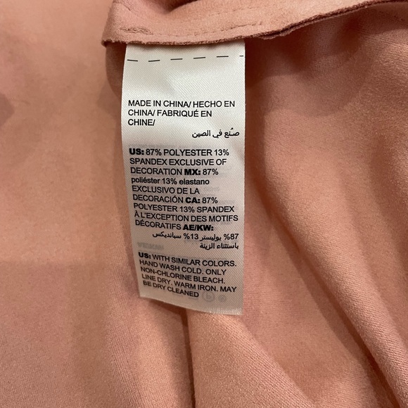 Chico’s perforated faux suede open front blazer large - Picture 10 of 11